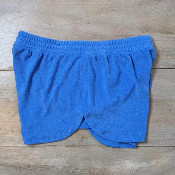 Cabana Blue Terrycloth Stretch Swim Shorts Size L NWT - Picture 3 of 5